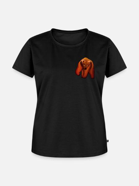 Bär - Frauen Premium Bio T-Shirt - Schwarz