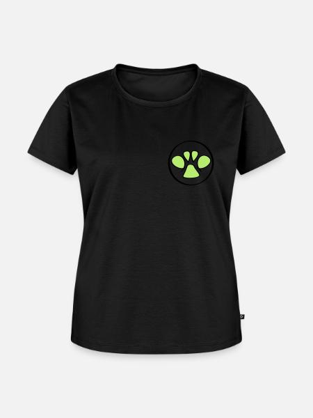 pfote - Frauen Premium Bio T-Shirt - Schwarz