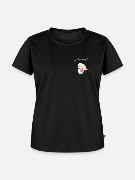 enoughwhite - T-shirt Premium bio Femme - noir