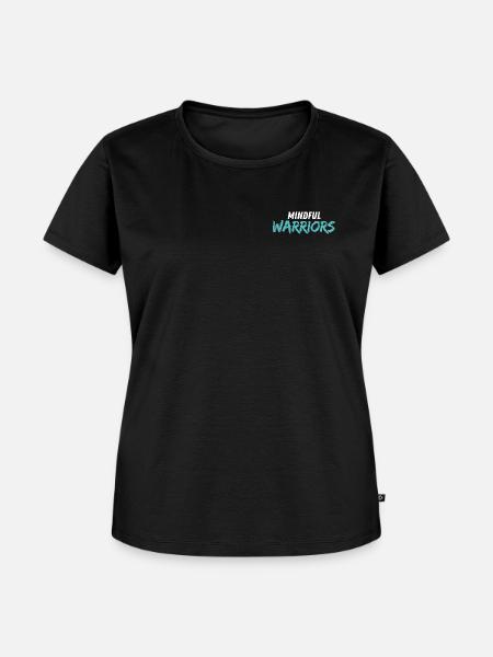 Mindful Warriors Logo - Frauen Premium Bio T-Shirt - Schwarz