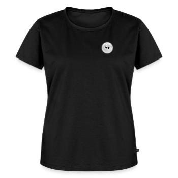 Glow in the dark - Frauen Premium Bio T-Shirt - Schwarz - Vorne - Selfina (174cm)