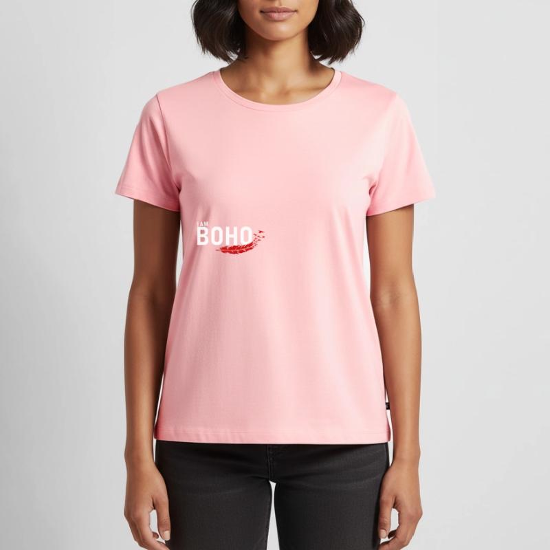 Ich bin Boho - Basic Vibes Frauen Premium Bio T-Shirt