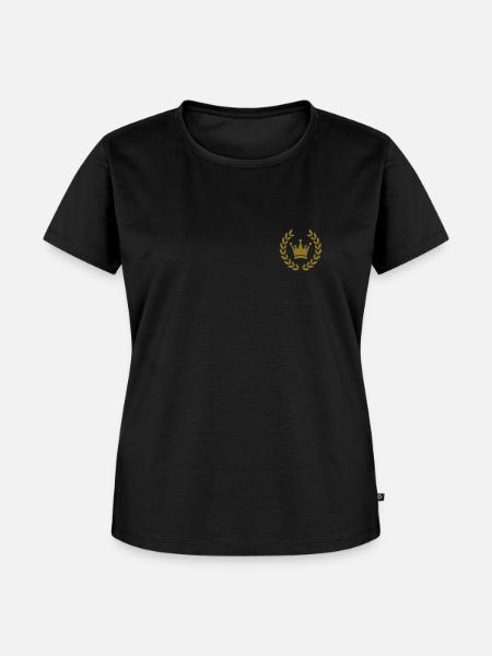 deluxe crown - Frauen Premium Bio T-Shirt - Schwarz