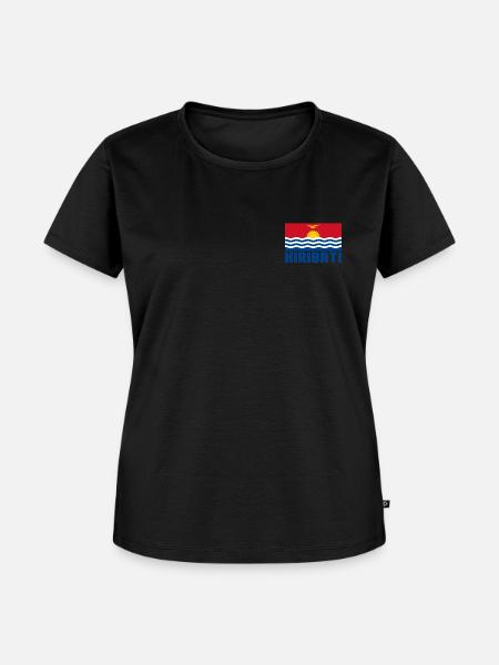 Kiribati - Frauen Premium Bio T-Shirt - Schwarz