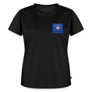 Kosovo - Women's Premium Organic T-shirt - black - Front - Selfina (174cm)