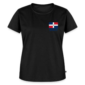 Dominican Republic - Women's Premium Organic T-shirt - black - Front - Selfina (174cm)