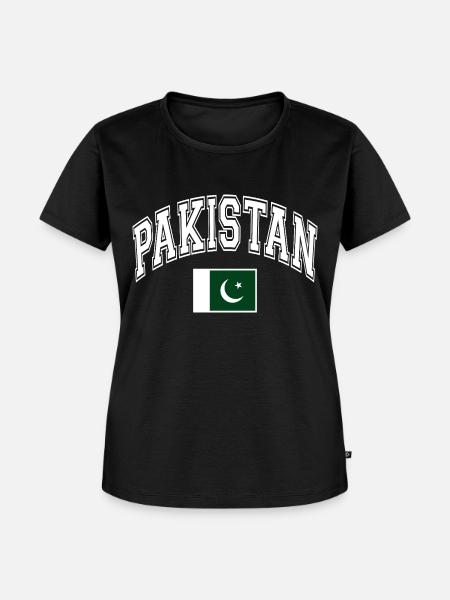 Pakistan Flagge - Frauen Premium Bio T-Shirt - Schwarz