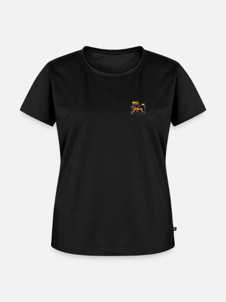 Lion Reggae - Frauen Premium Bio T-Shirt - Schwarz