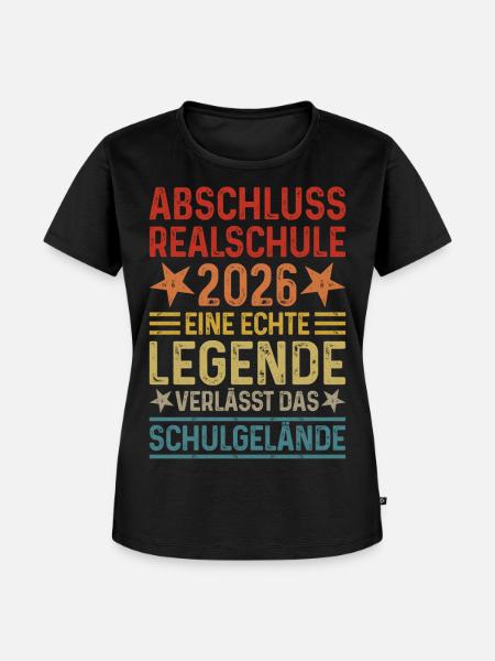 Realschulabschluss 2026 - Frauen Premium Bio T-Shirt - Schwarz