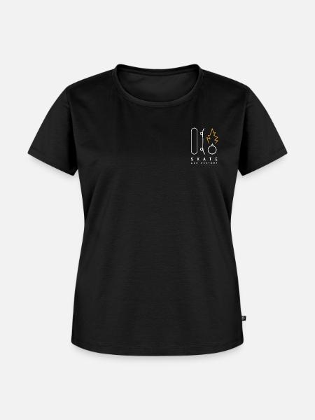 Skate and destroy - Frauen Premium Bio T-Shirt - Schwarz