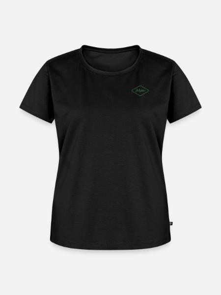 Jeryan Design in Green - Frauen Premium Bio T-Shirt - Schwarz