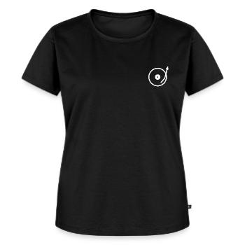 DJ Turntable - Women's Premium Organic T-shirt - black - Front - Selfina (174cm)