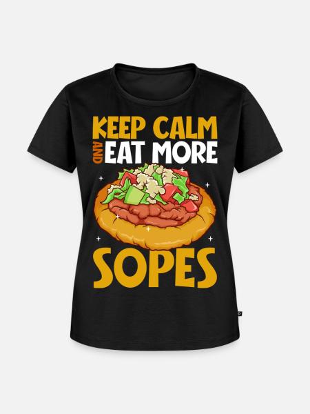 Keep Calm - Sopes - Frauen Premium Bio T-Shirt - Schwarz
