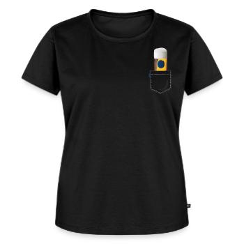 Kölsch Bier für Kölner Karneval Wasser von Kölle - Frauen Premium Bio T-Shirt - Schwarz - Vorne - Selfina (174cm)