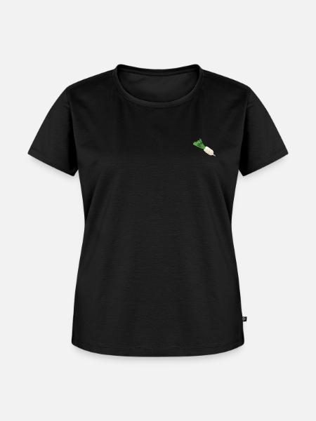 Rettich - Frauen Premium Bio T-Shirt - Schwarz
