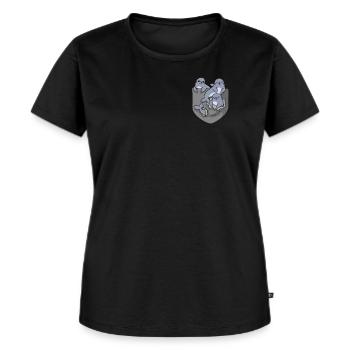 Seerobbe phoque marin lion de mer phoque cadeau - T-shirt Premium bio Femme - noir - Devant - Selfina (174cm)