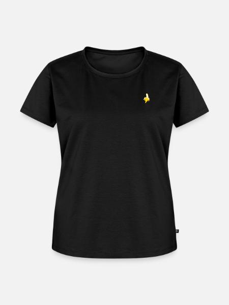 Banane - Frauen Premium Bio T-Shirt - Schwarz
