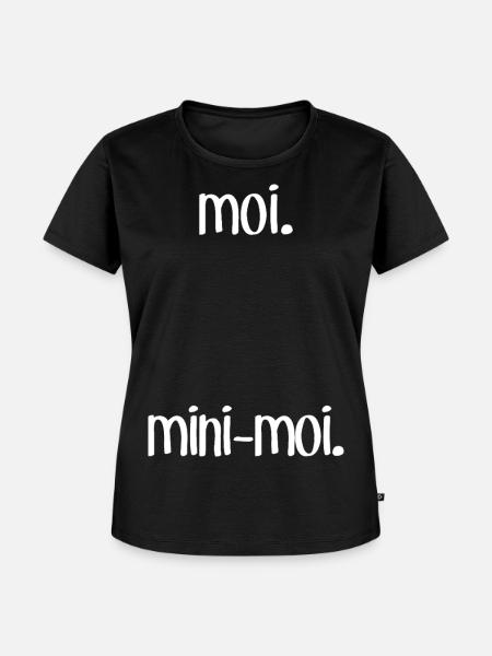 Me & M-Me (Dunkel) - Frauen Premium Bio T-Shirt - Schwarz