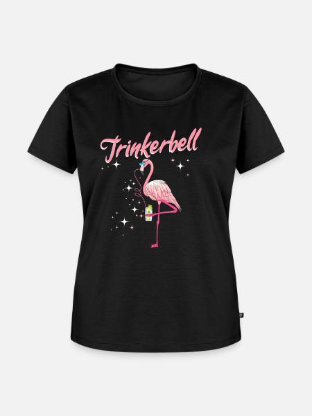 Trinkerbell - Frauen Premium Bio T-Shirt - Schwarz