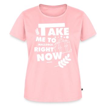 Mallorca Holiday Travel Recreation - Women's Premium Organic T-shirt - rose - Front - AI Model Female 172 dark (172cm)