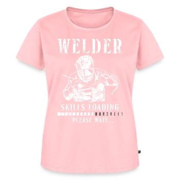 Soudeur Apprenti Soudeur Millésime - T-shirt Premium bio Femme - rose - Devant - AI Model Female 172 dark (172cm)