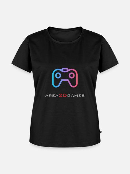 area2dgames - Frauen Premium Bio T-Shirt - Schwarz