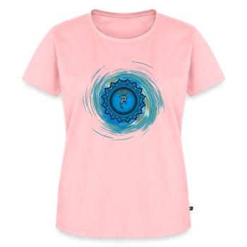 Vishuddha Cinquième Chakra - T-shirt Premium bio Femme - rose - Devant - AI Model Female 172 dark (172cm)