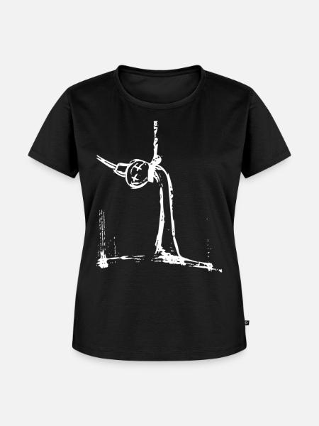 Fernsehturm Hangman - Frauen Premium Bio T-Shirt - Schwarz