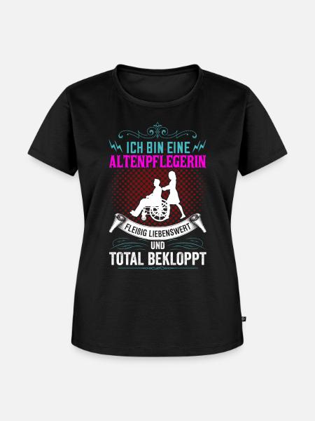 Altenpflegerin - Lustiges Pflege Shirt - Frauen Premium Bio T-Shirt - Schwarz
