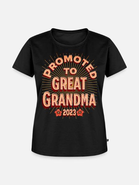 Großmutter 2023 Zukünftige Oma - Frauen Premium Bio T-Shirt - Schwarz
