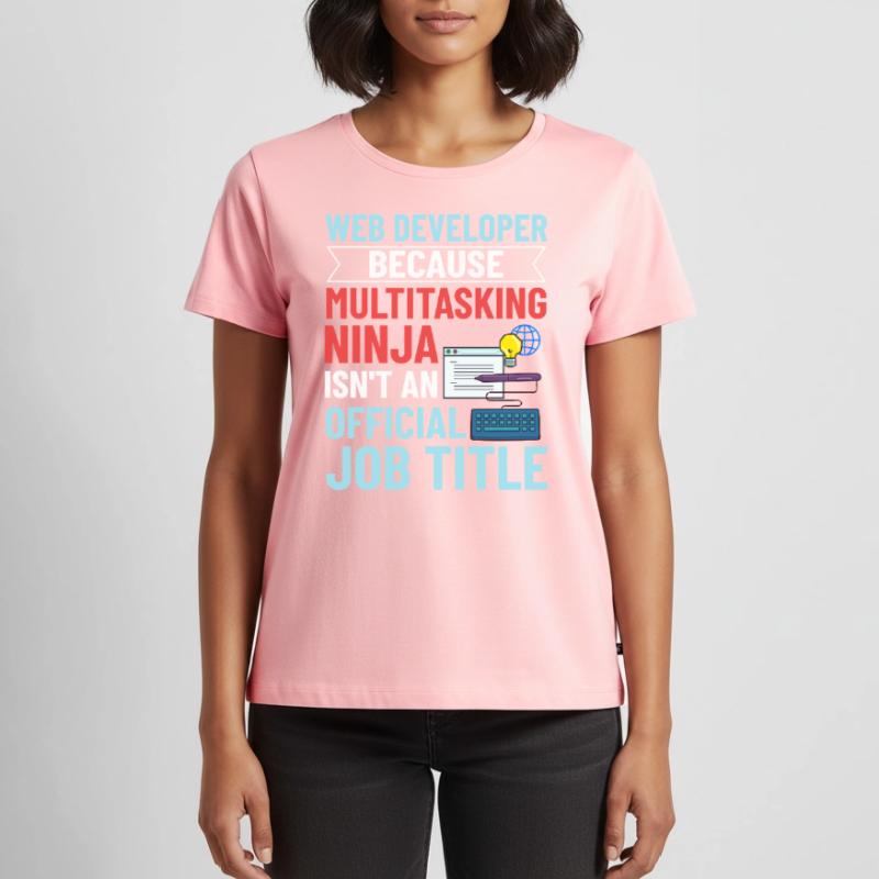 Web Development Web Developer Developer Manager Women's Premium Organic T-shirt