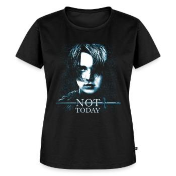 Game Of Thrones Arya Stark - T-shirt Premium bio Femme - noir - Devant - Selfina (174cm)