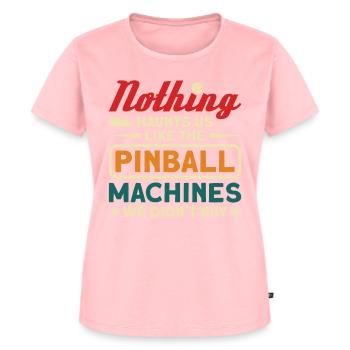 Flipper Retro Pinball Flipperautomat Bumper - T-shirt Premium bio Femme - rose - Devant - AI Model Female 172 dark (172cm)