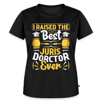 Doctorate Degree great - Women's Premium Organic T-shirt - black - Front - Selfina (174cm)