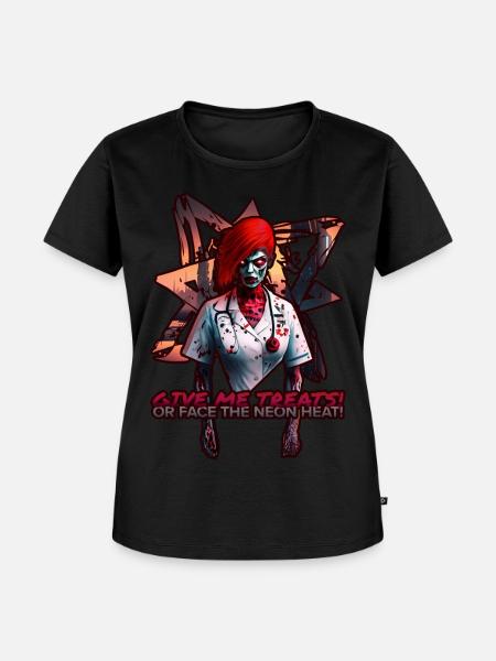 Cyberpunk Halloween Nurse - Women's Premium Organic T-shirt - black