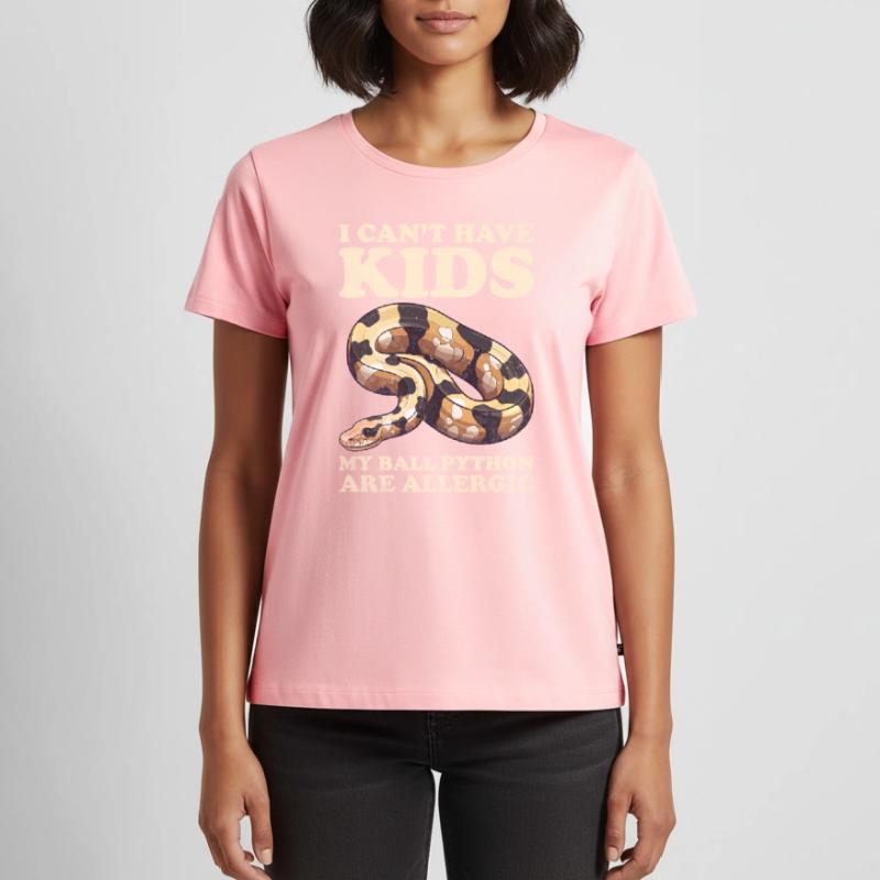 Boule de banane Python Herpétologiste Boule de corail T-shirt Premium bio Femme