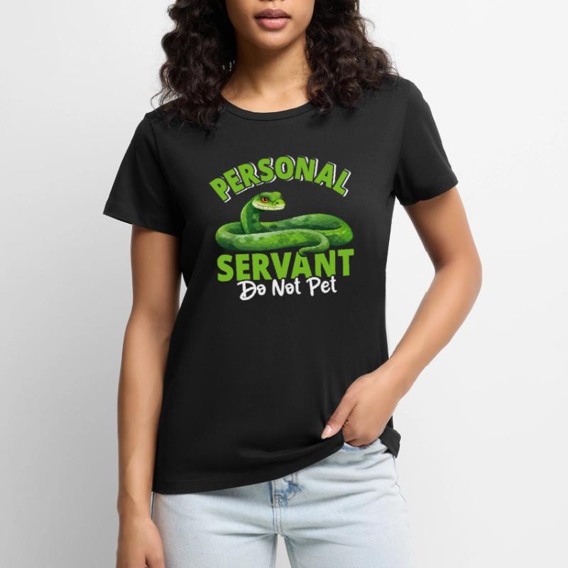 Green Tree Python Frauen Premium Bio T-Shirt