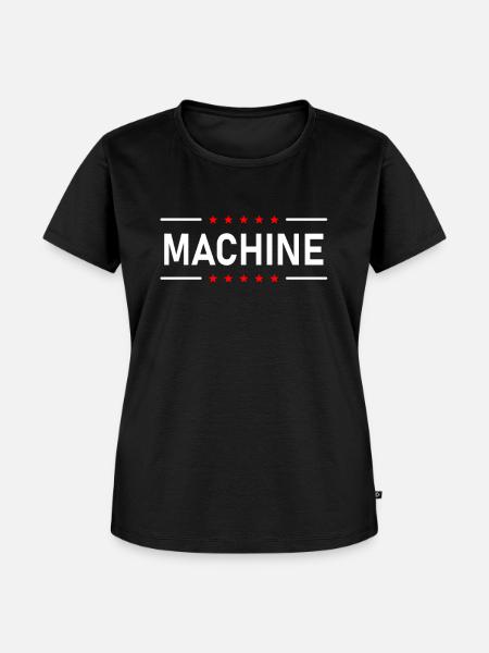 MACHINE - Frauen Premium Bio T-Shirt - Schwarz