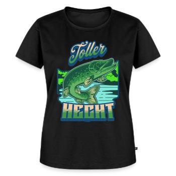 Toller Hecht - Frauen Premium Bio T-Shirt - Schwarz - Vorne - Selfina (174cm)