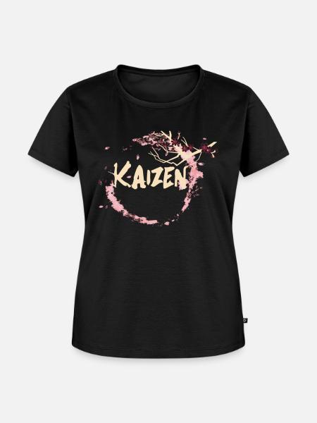 Hiragana Katakana Kaizen-methode Kaizen - Frauen Premium Bio T-Shirt - Schwarz
