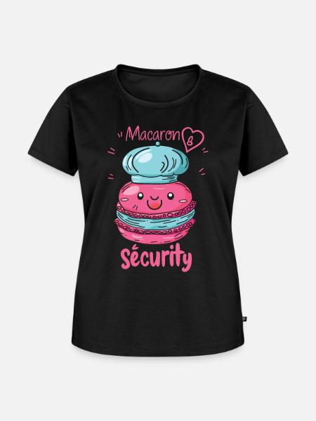 Macaron-liebhaber Macaron Baker - Frauen Premium Bio T-Shirt - Schwarz