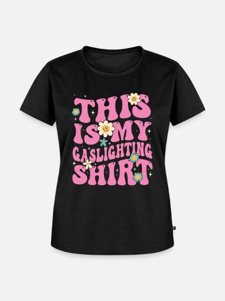 Echtes Professionelles Gaslighting - Frauen Premium Bio T-Shirt - Schwarz