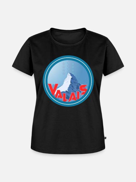 Valais cervin - Women's Premium Organic T-shirt - black