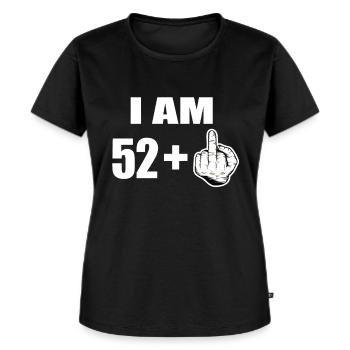 53 Geburtstag - Frauen Premium Bio T-Shirt - Schwarz - Vorne - Selfina (174cm)