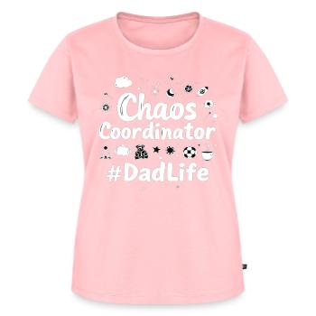 Chaos Coordinator #DadLife Funny Dad Saying - Women's Premium Organic T-shirt - rose - Front - AI Model Female 172 dark (172cm)