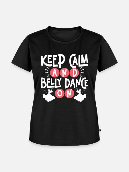Bauchtanz Bauchtänzerin - Frauen Premium Bio T-Shirt - Schwarz