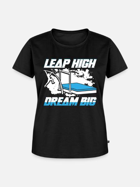 Stabhochsprung Stabspringer Stabhochspringer - Frauen Premium Bio T-Shirt - Schwarz