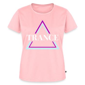 Trance House Party EDM Festival Goa Electro Rave - T-shirt Premium bio Femme - rose - Devant - AI Model Female 172 dark (172cm)