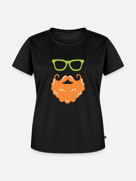 St Patricks Day Beard - Frauen Premium Bio T-Shirt - Schwarz