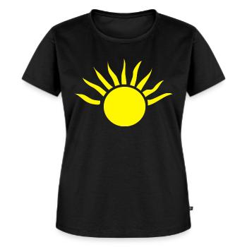 The sun - Women's Premium Organic T-shirt - black - Front - Selfina (174cm)